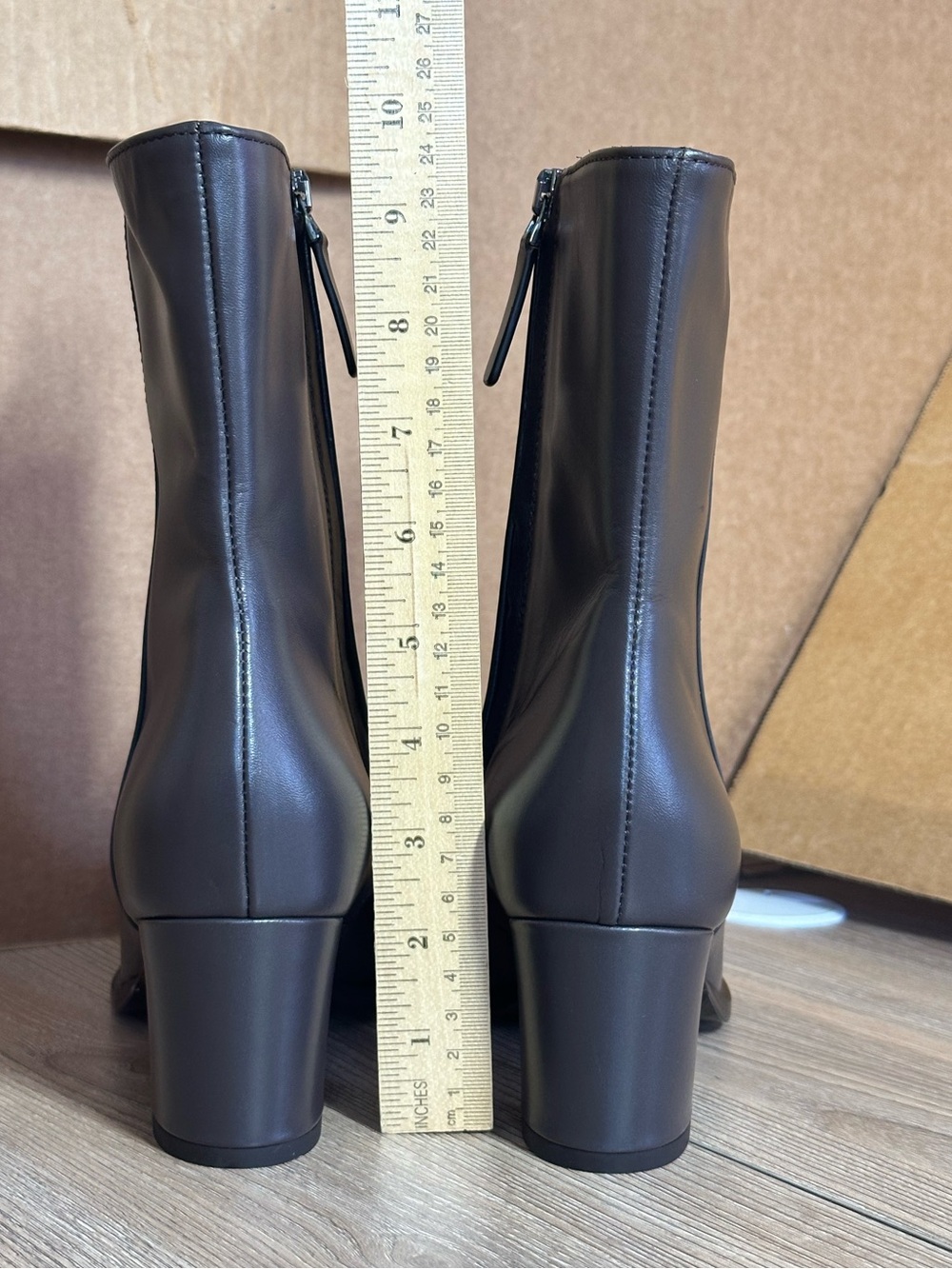Jenni Kayne Bobby boot chocolate brown leather NWOT - Picture 6 of 12
